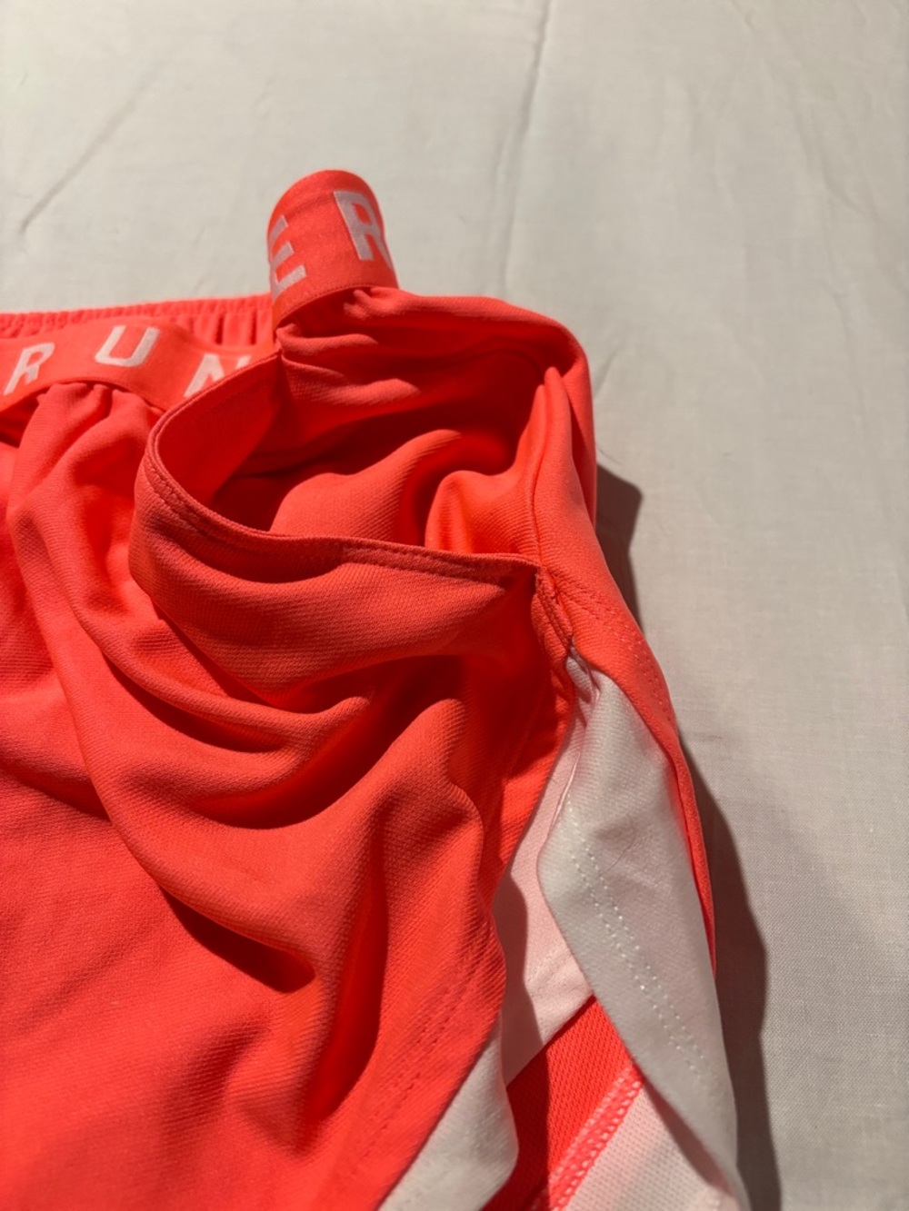 Under Armour Coral Athletic Shorts with Branded Waistband - Picture 5 of 5